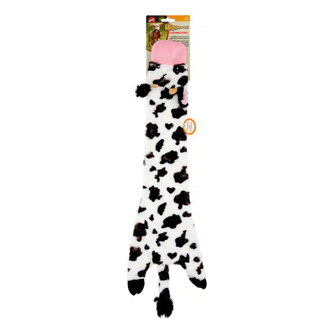 23 in. Skinneeez Cow Crinkle Dog Toy