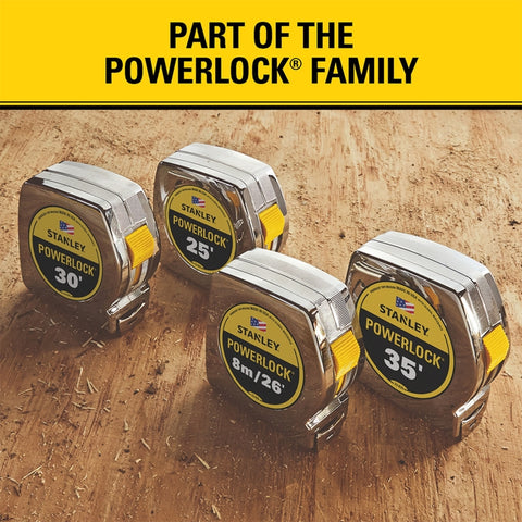 Stanley Tools PowerLock 25 Foot Tape Measure 33-425 24063Stanley Tools PowerLock 25 Foot Tape Measure 33-425 24063