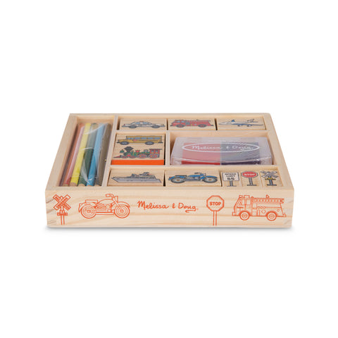 vehicle stamp set box side view