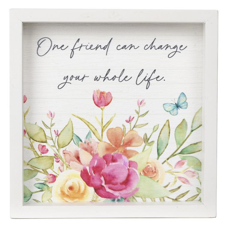 Friend Butterfly Wishes Framed Sign 241-30556