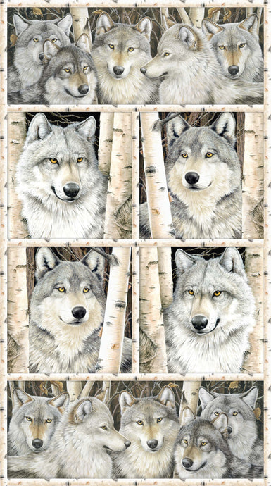 gray wolf collection panel