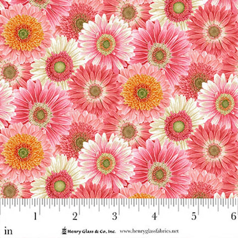 Bloomscape Collection Packed Flowers Cotton Fabric 2437