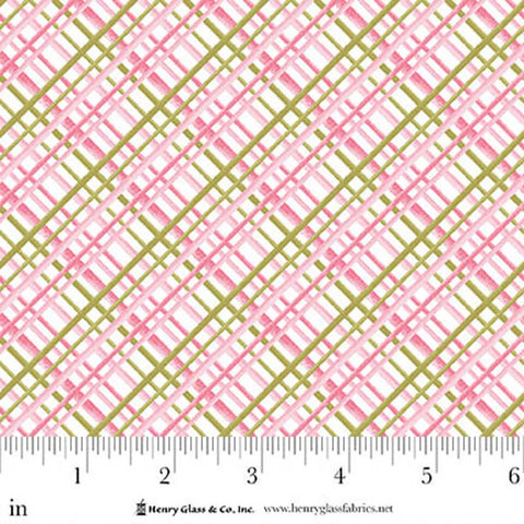 Bloomscape Collection Diagonal Stripes Cotton Fabric 2438