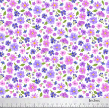 Pressed Flowers Collection Cotton Fabric 24649 White