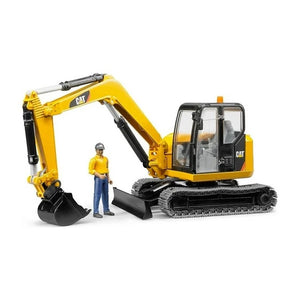 CAT Mini Excavator with Worker 2467