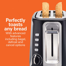 Perfectly Toasts Any Bread; with advanced features including bagel, defrost and cancel options