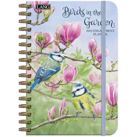 Birds in the Garden 2024 Spiral Planner 24991011105