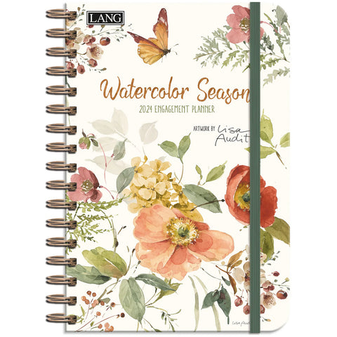Watercolor Seasons 2024 Spiral Planner 24991011110