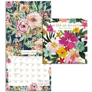 Wild at Heart 2024 Mini Wall Calendar