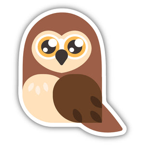 Cartoony Owl Sticker 2520-LSTK