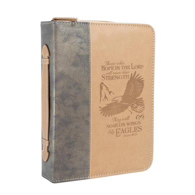 Brown Wings of Eagles Bible Cover 25673