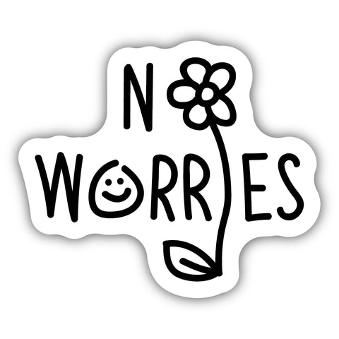 No Worries Sticker 2581-LSTK