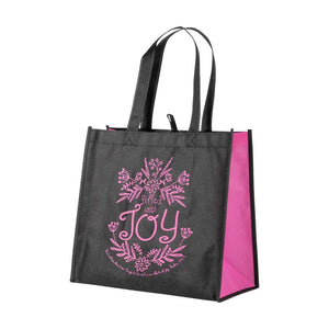 Black Filled with Joy Eco Tote 26451