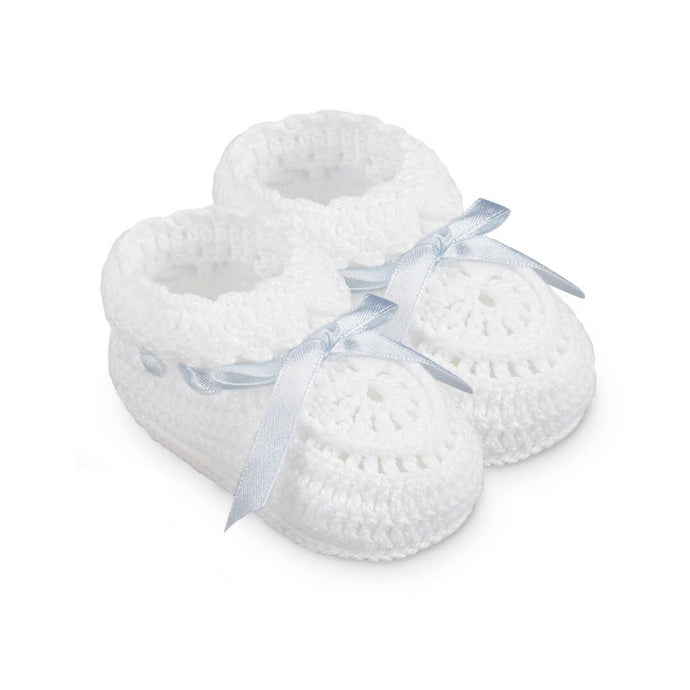 Jefferies Hand Crochet With Ribbon Bootie 2681