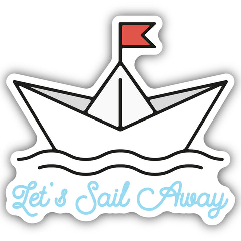 Let's Sail Away Sticker 2682-LSTK