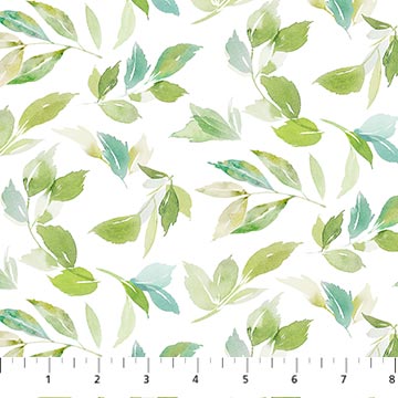 Sweet Surrender Collection Leaf Toss Cotton Fabric 26951