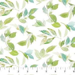 Sweet Surrender Collection Leaf Toss Cotton Fabric 26951
