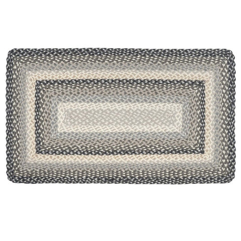 Rectangular Braided Rug Gray/Sand/Ivory RC-890
27 x 45