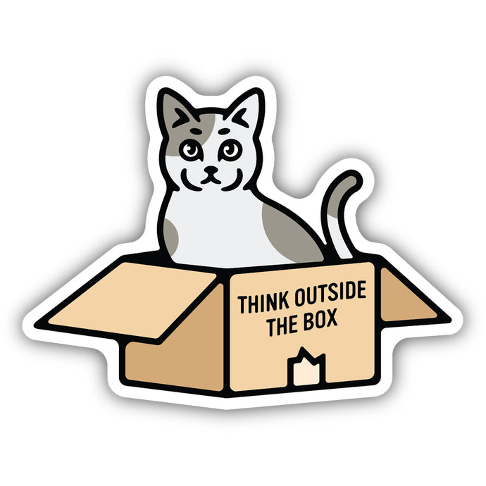 Think Outside the Box Sticker 2753-LSTK