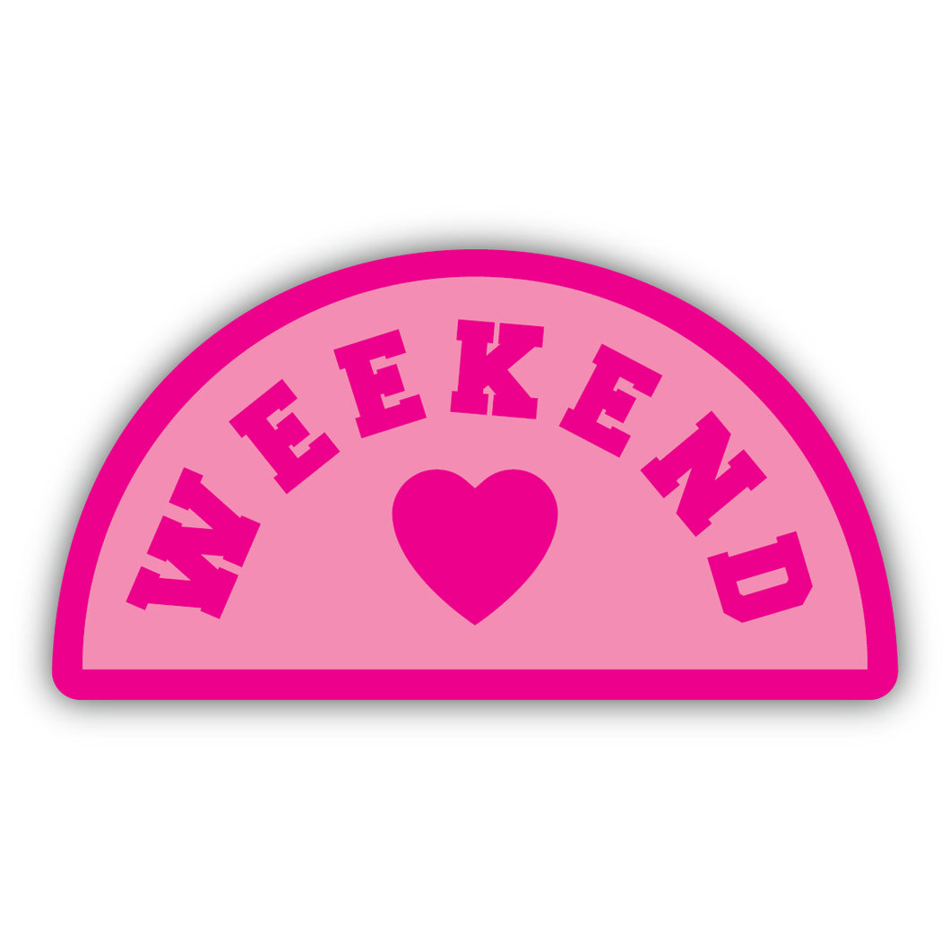 Pink Weekend Sticker 2755-LSTK