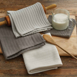 Collin Dish Towel & Dish Cloth Set with kitchen items