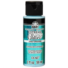 Turquoise Glitter Acrylic Paint 2790E