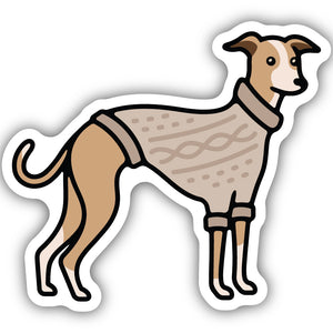 Dog in Sweater Sticker 2820-LSTK