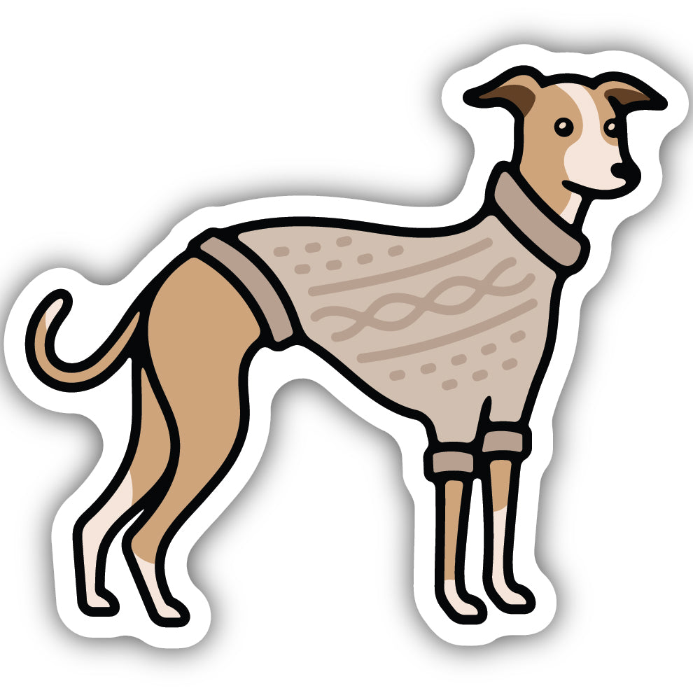 Dog in Sweater Sticker 2820-LSTK