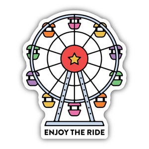 Enjoy the Ride Ferris Wheel Sticker 2822-LSTK