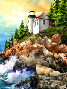 Bass Harbor Light Station 500 PC Puzzle 28545 2