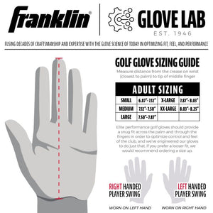 Golf Glove Sizing Guide