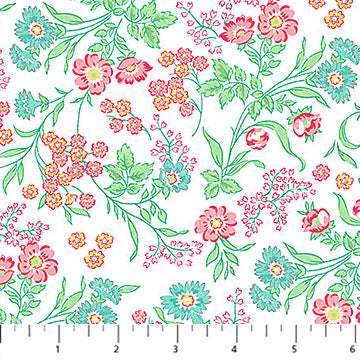 Quilting in Bloom Collection Floral Cotton Fabric 28834-10