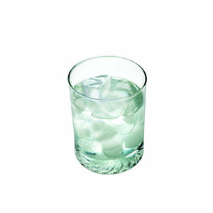 Joie Lemon Wedge Ice Cube Tray with Lid 29186 in water glass