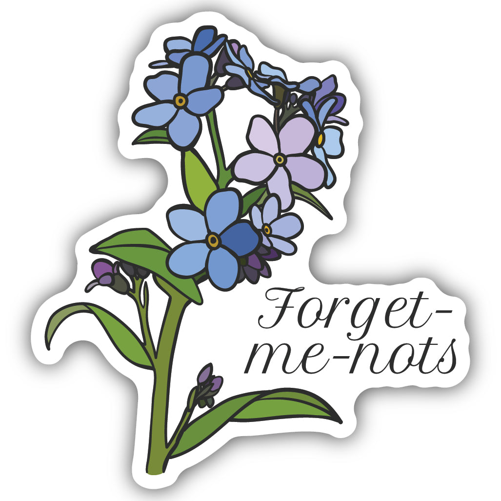 Forget Me Nots Sticker 2919-LSTK