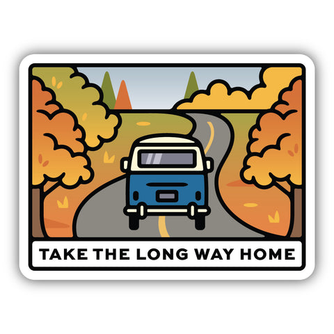 Take the Long Way Home Sticker 2929-LSTK