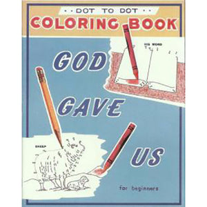 God Gave Us Dot-to-Dot Coloring Book 2935