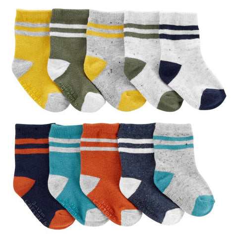 Toddler Boys' 10-Pack Crew Socks 2P947310-998
