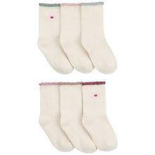 Girls' 6-Pack Daisy Socks 2Q425110