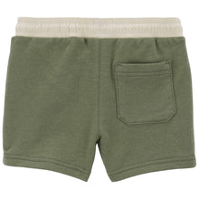 Back of Olive Green Shorts