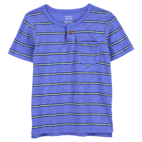 Toddler Boys' Striped Pocket Tee 2Q518410