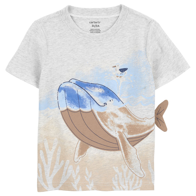 Toddler Boys' Whale Print Graphic Tee 2Q518610