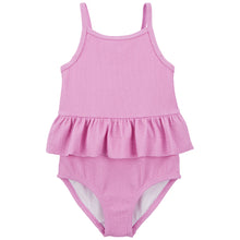 Toddler Girls' Ruffled Ribbed 1-Piece Swimsuit 2Q568910