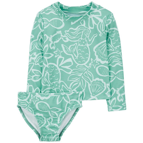 Toddler Girls' 2-Piece Sea Friends Swim Set 2Q569210
