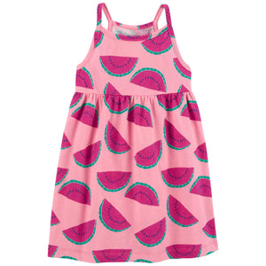 Girls' Watermelon Tank Dress 2Q982210