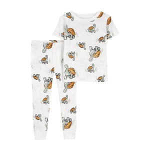 Toddler 2-Piece Turtle Cotton Pajamas 2R167310