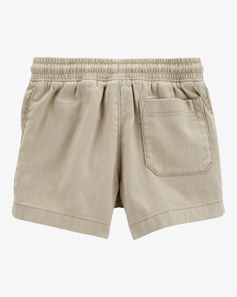 Toddler Pull-On Twill Shorts - Khaki 2S826210-260