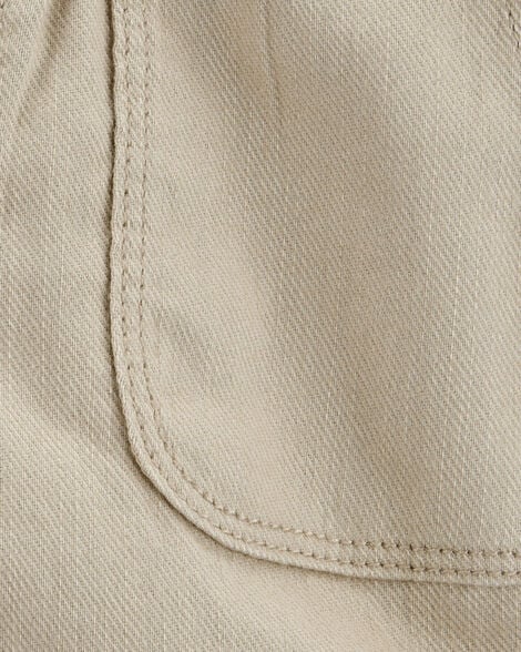 Toddler Pull-On Twill Shorts - Khaki 2S826210-260
