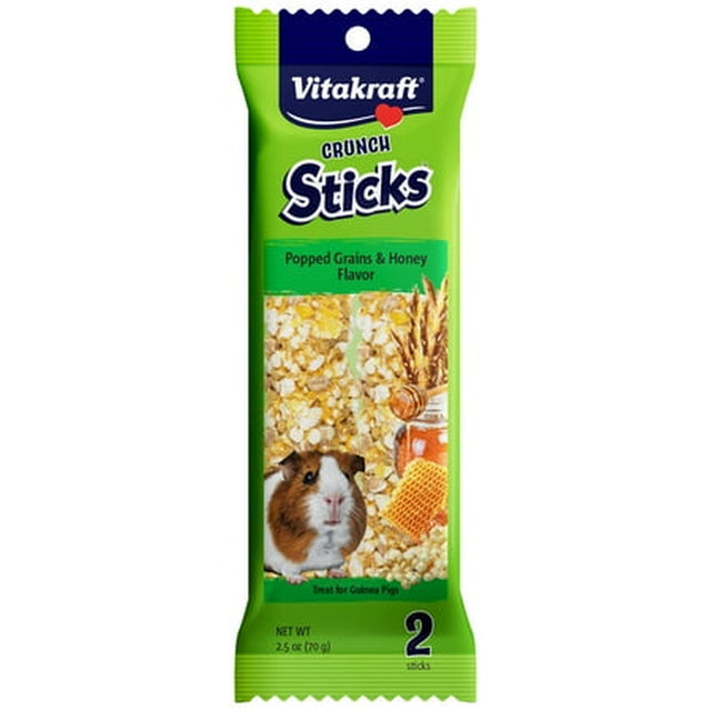 Vitakraft 2 Guinea Pig Chewable Treats 2.5 oz - Grain and Honey – Good ...