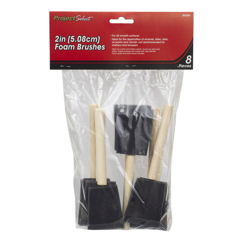 2 in. Chiseled Foam Brush - Pack of 8