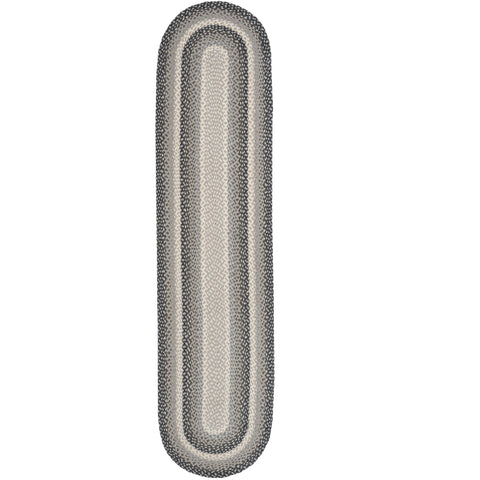 Braided Rug Oval Gray/Sand/ Ivory C-890
Size 2 x 8